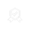 Checkmark on badge icon